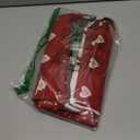 6 Pcs Valentines Day Chair Covers Valentines Dining Chair Back Covers Red Heart Love Buffalo Plaid Room Slipcovers Washable Seat Protector for Kitchen Home Anniversary Wedding Decorations