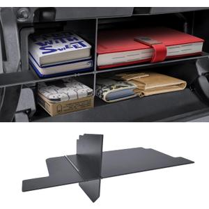 Glove Box Organizer Divider Compatible with Toyota 4Runner 2025 2026 Interior Accessories - Custom Fit ABS Insert Glove Box Compartment Tray for SR5/TRD Sport/TRD Off-Road/Limited and More