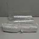 Eupako 8 oz Plastic Cups with Lids 100 Sets, Disposable Clear Cups with Lids, Cold Drink Containers for Beverage, Parfait, Smoothie