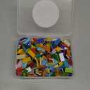 Lanyani 1050 Pieces Mixed Shapes Glass Mosaic Tiles for Crafts, Colorful Stained Glass Pieces for Mosaic Projects