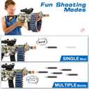 Electric Automatic Toy with Scope, JakMean Toy Blaster with 30 Dart Clips and 100 Foam Darts, Outdoor Shooting Games Toys for 6-12 Year Old Boys & Girls Adults, Gifts for Birthday Xmas, Green