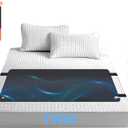 Grounding Mat for Bed, Grounding Pad for Sleeping, Reduced Anxiety, Pain, Inflammation, Headache Relief, Balance, Grounding Mattress Pad with 15 Feet Cord, Twin Size 39.37"x26.77"