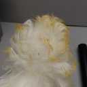 Lambswool Duster with Solid Wooden Handle,Leather Hang Strap,18.9 inch Long,Natural Feather Duster for Cleaning Ceiling Fans,Window Blinds,Computer Screens,Bookshelves etc