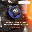Shock Doctor Mouth Guard Case, Ventilated, Universal Storage for Mouthguard, Adult & Youth Sizes