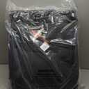 FREESOO Customized Seat Covers for Tesla Model X 5 Seats 2020 2021 2022 2023 Faux Leather Seat Covers Full Set Accessories - Black