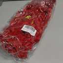 Joottuan Velvet Christmas Bow 5 x 7 inches Rustic Crafts Gift Bows Vintage Velvet Ribbon Wreath Bows for Christmas Tree Home Decor Indoor Outdoor Decoration (48, Red)