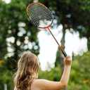 Professional Carbon Fiber Badminton Rackets Badminton Racquet for Backyards Gym