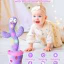 Dancing Talking Cactus Toy Mimics Back, Interactive Singing Mimicking Cactus Baby Toy That Talks Back, Upgraded Safe Plush Eyes Baby Toys 6-12 Months, 1 Year Old Girl Gifts, Baby Girl gifts