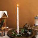 Christmas Advent Candle Countdown Christmas Calendar Candle Three Wise Men Advent Calendar, 12 Inch
