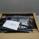 Houseables Closet System, Built in Closet System, Organizer Kit, Walk In Shelf Kit Storage, Wall Mounted Inserts, Modular, Walking, Build Your Own, DIY, Insert Shelving, 4 Custom Rods, 5 Shelves