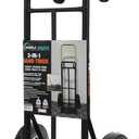 Simpli-Magic 2 in 1 Convertible Hand Truck and Dolly, 800LBS Heavy-Duty Moving Dolly Cart with 10" Flat Free Rubber Wheels & Handle