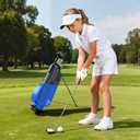 1GoTo-G 6 Pieces Kids Golf Clubs Set - Youth Golf Clubs Junior Set for Boys Girls Includes Stand Bag, 1# Driver, 7/ 8#, 9/ P# Irons and Putter, Blue – Ages 6-8 – Right Hand, 
Golf Club Loft	16 degrees