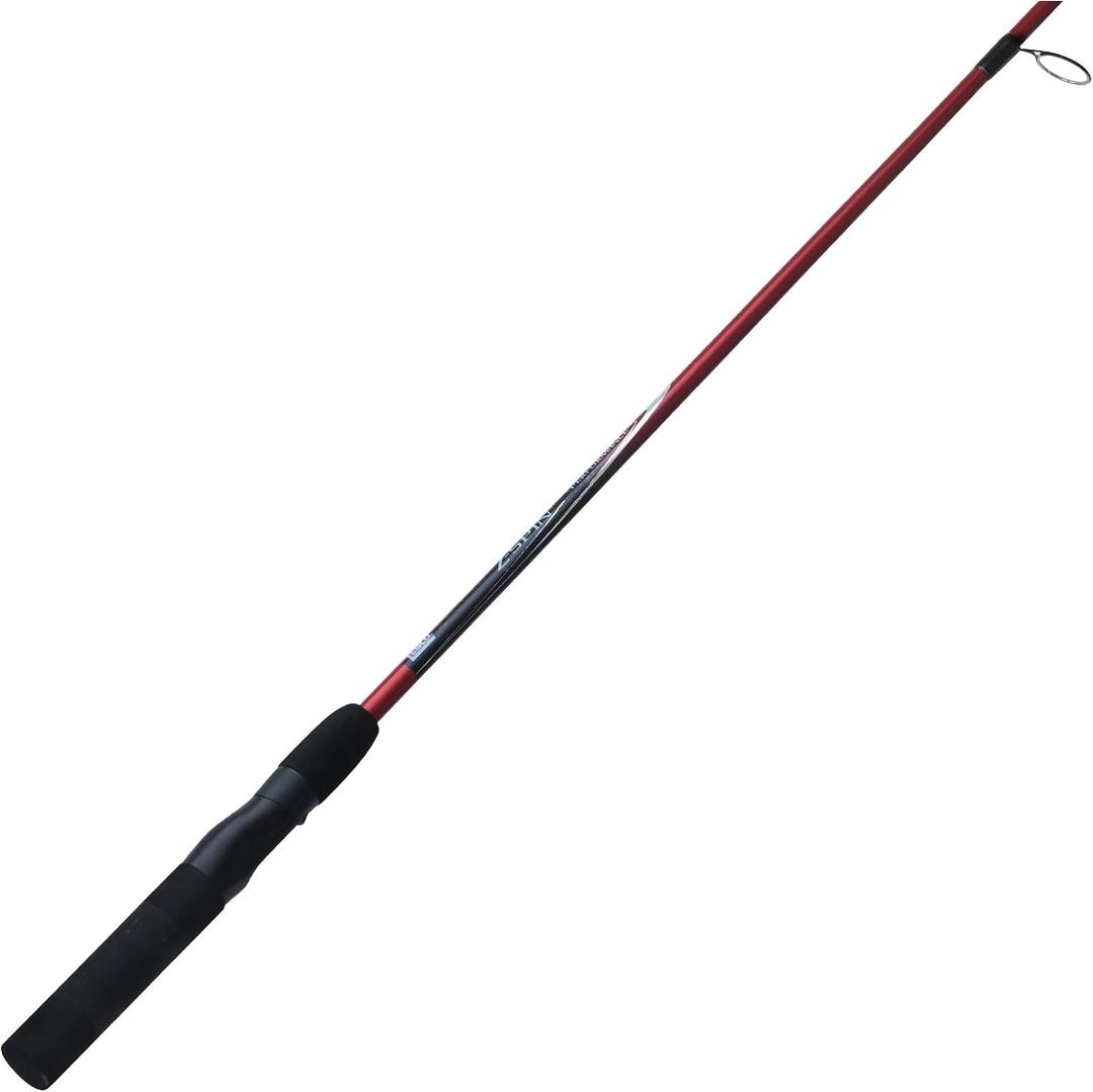 Zebco Z-Cast Spinning Fishing Rod Durable Z-Glass Fishing Pole, Comfortable EVA Rod Handle, Shock-Ring Guides, Medium Power