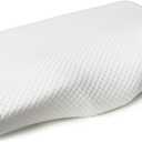 Contour Memory Foam Pillow Orthopedic Sleeping Pillows, Ergonomic Cervical Pillow for Neck Pain - for Side, Back and Stomach Sleepers, Free Pillowcase Included (Firm & Near King) (Near king(26*16*5 Inch), White)