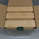 Grow Forward Bamboo Drawer Organizer Boxes - Set of 21 Wooden Drawer Organizers for Kitchen, Bathroom, Office, Desk, Vanity, Makeup - Non-Slip Junk Drawer Organizer Trays for Storage and Organization