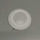 6 Inch LED Low Profile Recessed & Surface Mount Disk Light, Round, 15W, 900 Lumens, 5000K Daylight White, CRI80, Driverless Design, Dimmable, ETLus Listed, White(1 Pack)