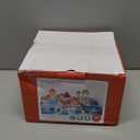 Wooden Building Blocks for Toddlers, Kids City Construction Stacking Creative Toys, Preschool Learning Education Block for Boys Girls Ages 2 3 4 5 (120 pcs)