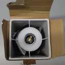 Small Table Lamp for Bedroom - Bedside Lamps for Nightstand, Minimalist Night Stand Light Lamp with Square Fabric Shade, Desk Reading Lamp for Kids Room Living Room Office Dorm (12.8in, Cream & Black)