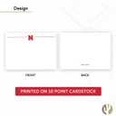 4 x Desert Cactus University of Nebraska 10 Pack Notecards Stationery Cardstock Huskers GBR NU Huskers Includes Envelopes Memo Party Thank You (Notecard 1a)