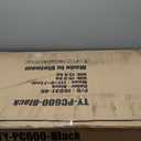 FDW Dog Crate for Large Dogs 42 Inch Folding Metal WirePet Cage Double Door W/Divider Panel Indoor Outdoor Kennel Leak-Proof Plastic Tray, Black