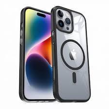 ZAID Translucent Magnetic iPhone Case Compatible with MagSafe iPhone 16 Series (Black, iPhone 16 Plus)