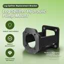 Log Splitter Replacement Bracket Log Splitter Hydraulic Pump Mount Fit for 5-7 Hp Engines Log Splitter Pump Accessories,Hydraulic Pump for Log Splitter Replacement Brackets