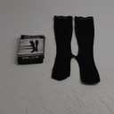Physix Gear Compression Socks 20-30 mmHg - Men & Women - Running, Nurses, Shin Splints, Flight, Travel (XXL, Black)