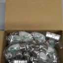 VVolf Christmas Lights for Indoor, Snow Globe String Lights, Christmas Snow Globes with 10LED Globe Bulbs String Light with Tree& Snow & Cute Ornaments for Home Decor