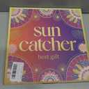 Cross Wildflower Sunset Suncatcher Sun Catchers Indoor Window Gifts 7.8"