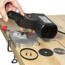 JOUNJIP Mini Miter Cut-Off Chop Saw for Hobby Miniature Model Making, Carbon Arrow Shafts, Zinc Stained Glass Came, 223/5.56 Brass - Cuts Max. 1/2" High x 1/2" Wide or 1/4" H x 3/4" W