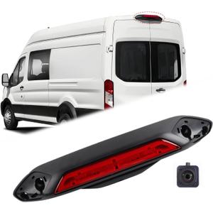 W/Camera W/Camera Hole Brake Light Compatible for 2020-2025 Ford Transit 150 250 LK4Z13A613D NK4T-19G490-AA