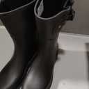 Women's Mid Calf Rain Boots Waterproof Fashion Garden Shoes Anti-slipping Rainboots For Women Comfortable Insole Light Rain Shoes
