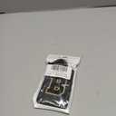 Personalized Initial Luggage Tags for Suitcases, Leather Chenille Letter Cute Luggage Tags with Privacy Name Card, Embroidered Travel Bag Backpack Tag Gifts for Women Kids Girls Teens(Black-B)