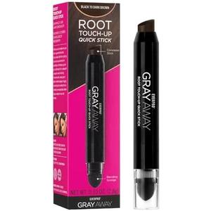 EVERPRO Gray Away Root Touchup Quick Stick, Black/Dark Brown, 0.1 Oz
