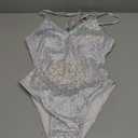 Sexy Swimsuit for Women,Backless Scrunch Butt High Cut Monokini,One Piece Cheeky Bathing Suit Beach Pool Party (2-4, Holographic)