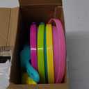 JOYIN Foldable Beach Bucket Set - 3 Packs Collapsible Toy Buckets with Shovels and Mesh Backpack for Kids Toddlers Party, Camping Gear, Travelling, Fishing Water Pail (Pink/Purple/Green)