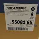 9 BOXES OF SIZE SMALL PURPLE NITRILE POWDER FREE EXAM GLOVES