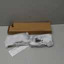 4 Pack Modern Curtain Holdbacks Solid Aluminum U Shaped Wall Mount Curtain Hooks Drapery Holdbacks Tie Backs for Curtain (4, Black)