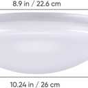 HANABASS Plastic Ceiling Light Cover 10 Inch White Round Lamp Shade Diffuser Replacement for Bedroom Office Classroom Light Fixtures, 27.00X27.00X4.50CM