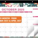 Desk Calendar 2025-2027, October 2025 to April 2027, 21 Months Calendar with TO-DO List 16.5 * 12 Inch, 2025-2027 Desk Calendar for Home or Office Planning and Organizing