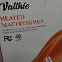 Heated Mattress Pad Twin Size,Electric Mattress Pad with Preheat Functions, Bed Warmer with 12 Heat Settings Controller & 1-12 Hours Auto Shut Off, Machine Washable (39"x75",White)