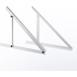 Renogy 50in Adjustable Solar Panel Mount Brackets with Foldable Tilt Legs on Any Flat Surface for RV, Roof, Boat, Supports Up to 320W, Over 160W Renogy N-Type Panels or 2 x 100W Panels