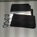 Aimosen 4 Packs Sandbags Weight Bags for Light Stand Photography Video Equipment, Heavy Duty Saddlebag for Backdrop Stand, Photo Tripod, Canopy, Pop up Tent, Umbrella Base, Fishing Chair, Picnic Table (Black)