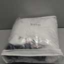 Off White Sheer Curtains 108 Inches Long 2 Panels, Thin Textured Linen Look Drapes for Living Room, Rustic Ivory See Through Window Decor, DIY Pinch Pleat Sliding Glass Door Curtain