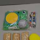 Pottery Wheel for Kids - Complete Pottery Painting Kit Arts and Crafts for Kids Ages 8-12 with 3 Pack Air Dry Clay Art Supplies Toys for Girls Boy Birthday Gift for 6 7 8 9 10 11 12+ (Green)