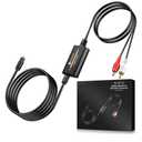 Neoteck 192kHz DAC Converter 7ft/2.1m Optical to RCA Cable SPDIF to RCA Digital to Analog Converter for HDTVs Set-Top Boxes DVD/Blu-Ray Players-Male Output