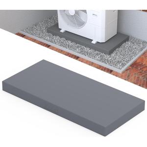 Flamorrow Mini Split Pad for Ductless Mini Split Air Conditioner Heat Pump Systems, 38 x 18 x 3 inches Plastic Equipment Pad for Outdoor Condenser Units