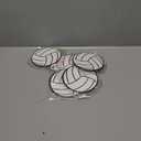 5 Pieces Volleyball Party Decorations Volleyball Theme Banner Bunting Hanging Banners Softball Paper Garland for Theme Birthday Party Supplies