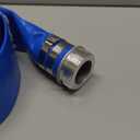 2" x 50 ft Backwash Hose for Swimming Pools, Heavy Duty PVC Lay Flat Water Discharge Hose,Durable Pool Drain Hose with Aluminum Pin Lug Fittings for Pump And Filters