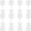 uxcell 12 Pcs White Spray Top, 24/410 Fine Mist Sprayer Reusable Replacement Spray Bottle Pump Plastic Top for Cosmetic Perfume and Body Sprays Bottle